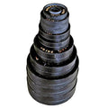 Rugged Strength & Fitness Heavy Duty Cast Iron 455 lbs. Olympic Weight Plate Set Black