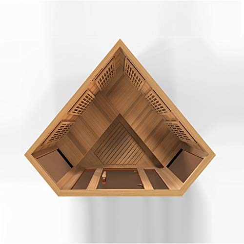 MAXXUS FAR Infrared Carbon Corner Cedar Sauna Red