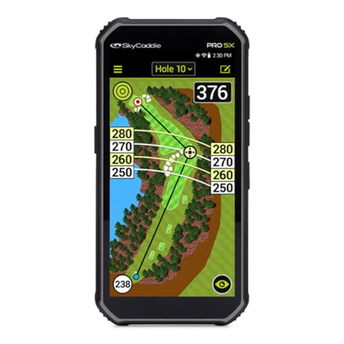 PlayBetter SkyCaddie PRO 5X Handheld Golf GPS Power Bundle Charger & Hard Case