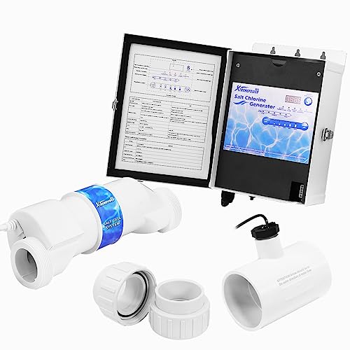 XtremepowerUS Pool Chlorine Generator Salt Chlorinator White