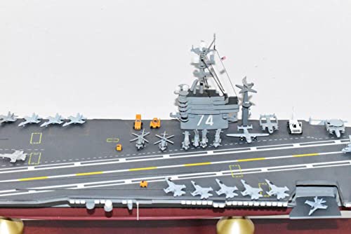 Squadron Nostalgia LLC USS John C Stennis CVN-74 Nimitz Class Carrier Model Mahogany 24 Inch Navy