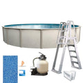 In The Swim 12' Round Above Ground Pool Freestyle Package Multi-Colored