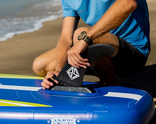 Scott Burke Inflatable Stand Up Paddle Board I-SUP Blue/Yellow