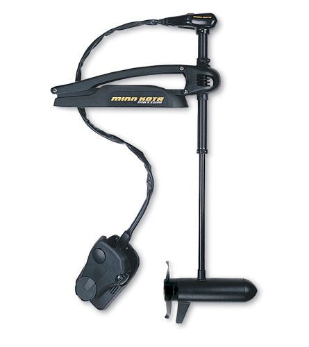 Minn Kota Maxxum Bow-Mount Trolling Motor with Foot Control, Bowguard & Universal Sonar (80 lb Thrust, 52" Shaft) Black