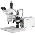 AmScope Professional Trinocular Stereo Zoom Microscope White