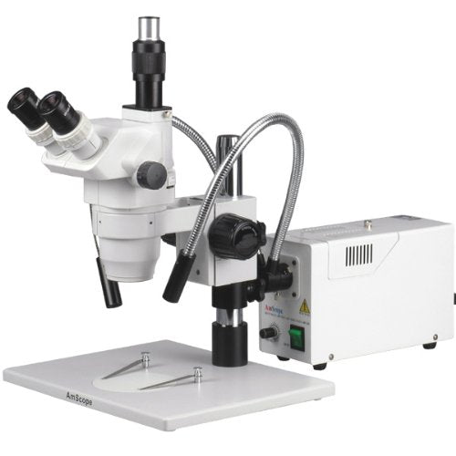 AmScope Professional Trinocular Stereo Zoom Microscope White