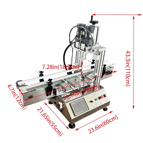 WYDDDARY Automatic Stainless Steel Electric Bottle Capping Machine 110V