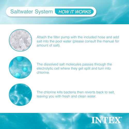 Intex Krystal Clear Saltwater System for Above Ground Pools 6 Pack