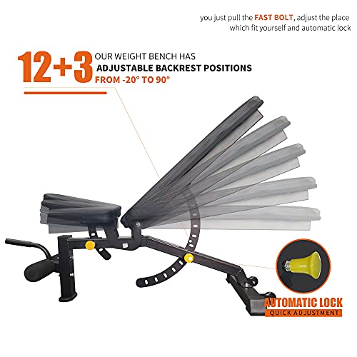 IFAST Power Cage with LAT Pull down System, Squat Rack, Weight Bench, 370lbs Weight Plates
