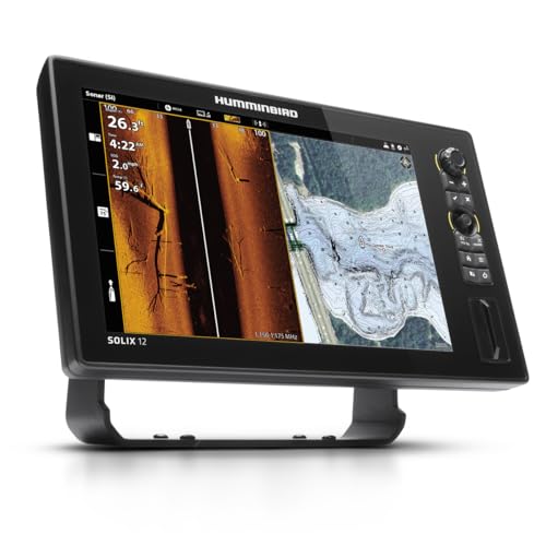 Humminbird SOLIX 12 Chirp MEGA SI+ G3 Fish Finder Black