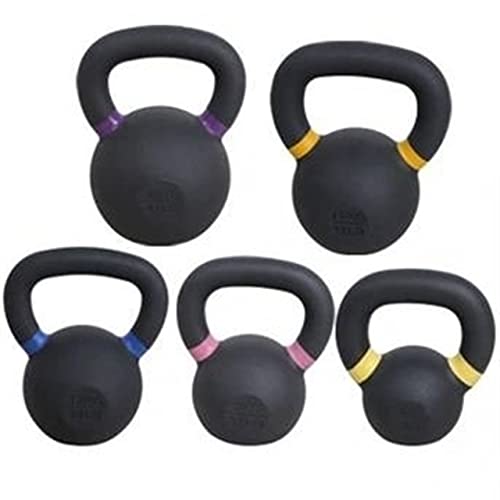 French Fitness Cast Iron Kettlebell Set (5-80 lbs)