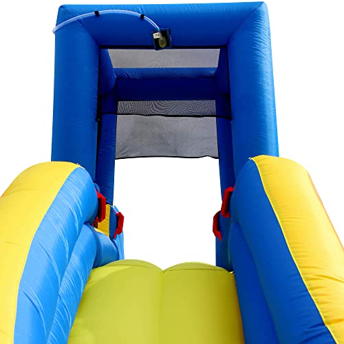 BANZAI Rapid Falls Inflatable Water Slide Park Multicolor