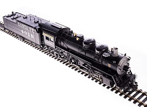 Broadway Limited Steam Locomotive ATSF 4000 Class 2-8-2 4018 Paragon4 Sound DC DCC HO Gray/Red