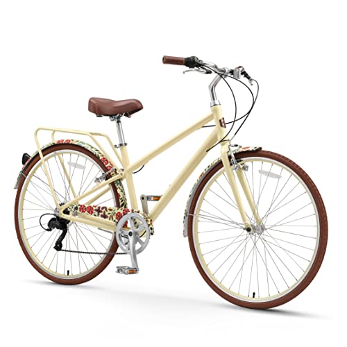 sixthreezero Women's 7-Speed Hybrid Commuter Luxe Floral