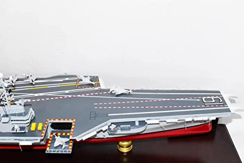 Squadron Nostalgia LLC USS Ranger CV-61 Aircraft Carrier Model 36 Inches Mahogany Multicolor