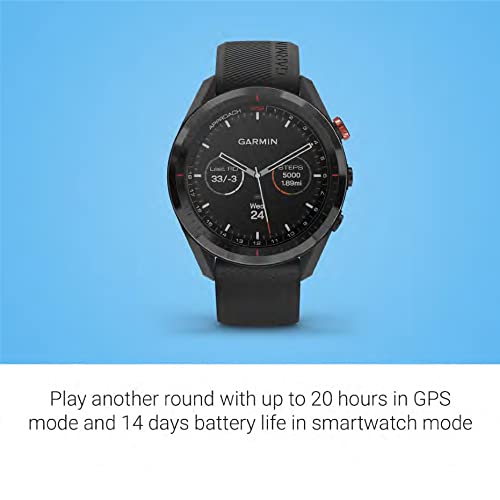 Garmin Approach S62 Premium Golf GPS Watch Black