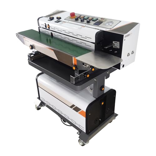 Banfluxion 110V Continuous Vacuum Bag Packing and Sealing Machine 6-12mm Sealing Width