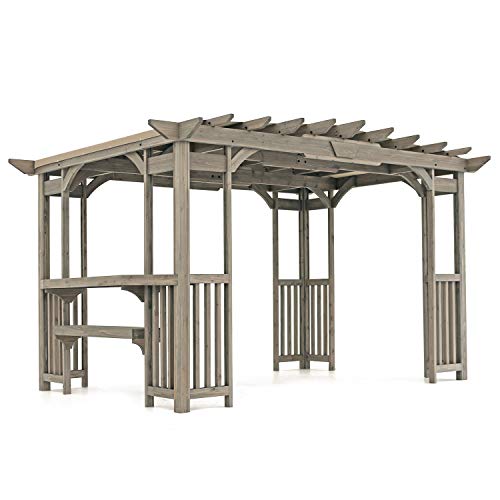Yardistry Madison 10' x 14' Pergola Gray