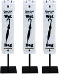 Tatco 57010 Wet Umbrella Bag Clear, 7w x 31h, 1000/Box, Pack of 4