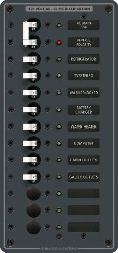 Blue Sea Systems AC Main + 11 Positions