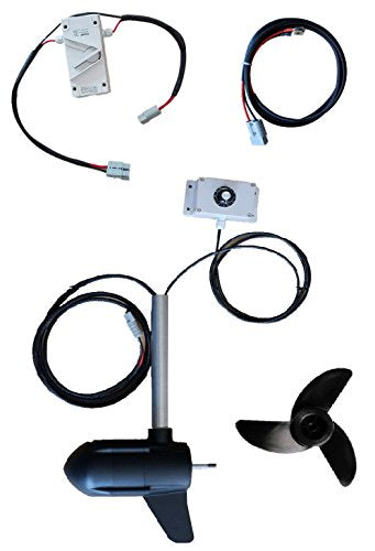 Caroute S300 48V 160LB Electric Boat Trolling Motor Black