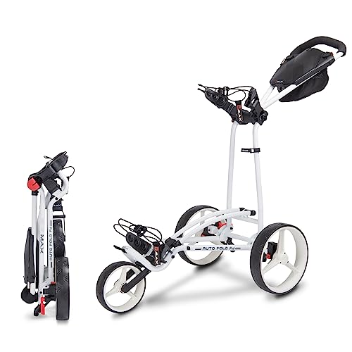 Big Max Autofold FF Push Carts White