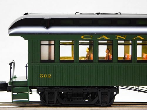 LIONEL TRAINS Canadian National Wood Baggage Coach 2 Pack O Gauge Natural Color