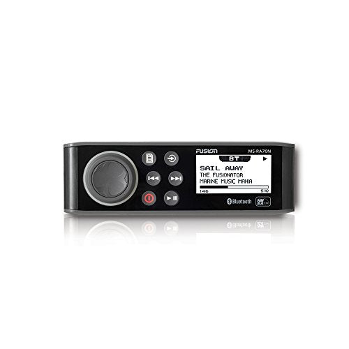 Fusion Entertainment Marine Receiver with 2 Pairs of XS-F65CWB 6.5" Coax Speakers Black and White