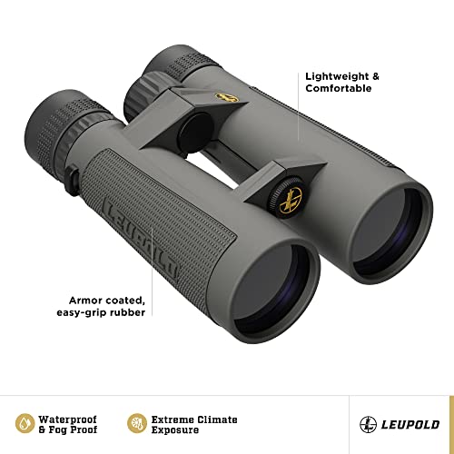 Leupold BX-5 Santiam HD 12x50mm Binoculars Shadow Gray