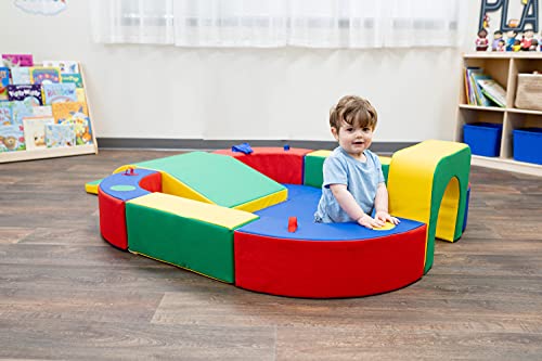 Children's Factory Playring with Tunnel & Slide Rainbow