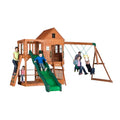 Backyard Discovery Hillcrest Cedar Swing Set Brown