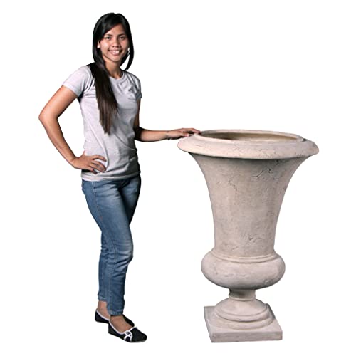 Design Toscano Large Viennese Architectural Garden Urn Ivory