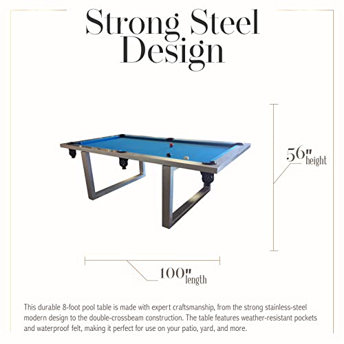 AFD Home Pool Tables Modern Stainless