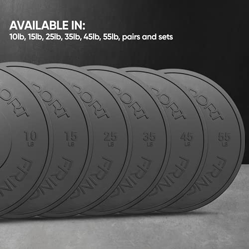 FringeSport MILSPEC Bumper Plates Set Black 100lb-260lb