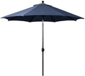 Galtech Deluxe Auto Tilt Market Umbrella 11ft Navy