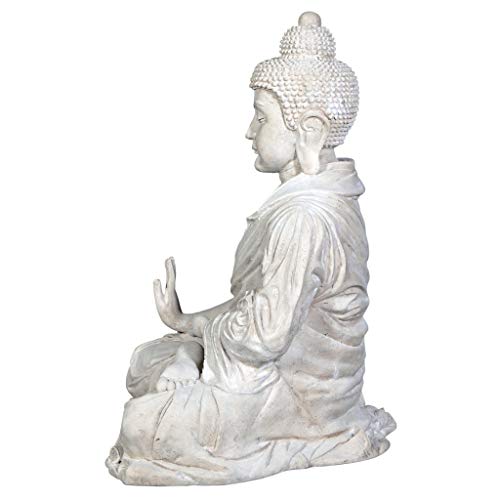 Design Toscano Meditative Asian Decor Grand Temple Statue 48" Traditional Buddha