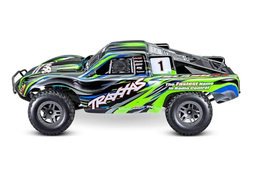 Traxxas Slash 4X4 Brushless 1/10 Scale 4WD Short Course Truck Green
