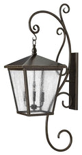 Hinkley Trellis Collection Four Light Outdoor Wall Mount Regency Bronze