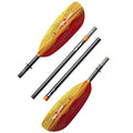 AQUA BOUND Tango Fiberglass Straight Shaft 4-Piece Kayak Paddle Fuego