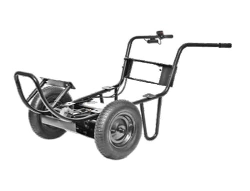Chore Warrior Electric Power Assist Wheelbarrow Black