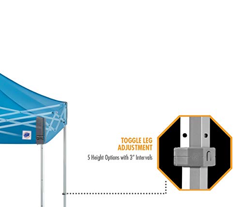 E-Z UP Endeavor Instant Shelter Canopy 10' x 10' Professional Grade Gray