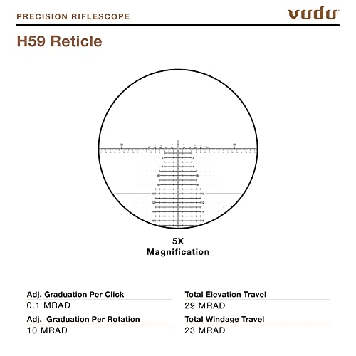 EOTECH Vudu 5-25x50mm Precision Rifle Scope Black