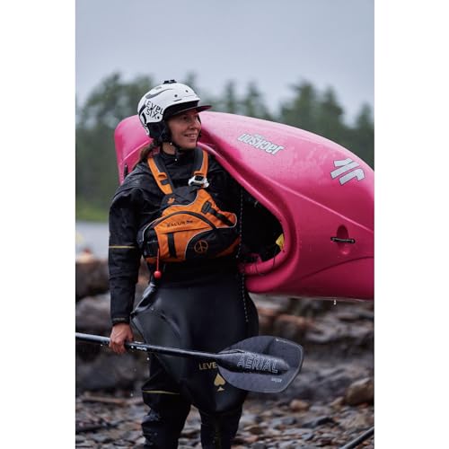 AQUA BOUND Aerial Major Carbon Kayak Paddle 1-Piece 194 cm Black