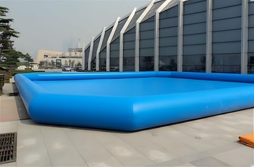 Banfluxion Inflatable Pool 276x276x22in with 800W Blowers Blue