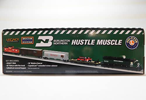 Generic Lionel Burlington Northern Legacy Hustle Muscle Train Set O Gauge 2222030
