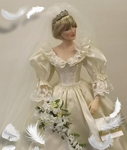 Franklin Mint Heirloom Princess Diana of Wales Wedding Dress Figurine