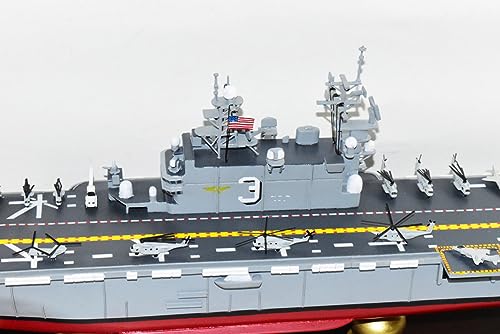 Squadron Nostalgia LLC USS Belleau Wood LHA 3 24-Inch Mahogany Scale Model Navy
