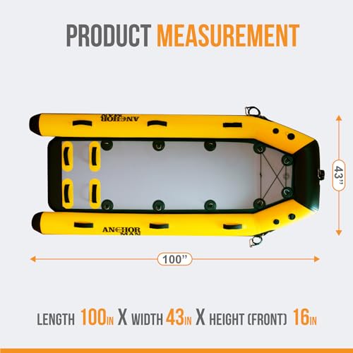 Anchor-Man Water Rescue Inflatable Bodyboard Sled for Professional Emergency Rescue