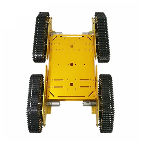 CHANWA 4WD Crawler Metal Tank Intelligent Robot Chassis TD900Silver