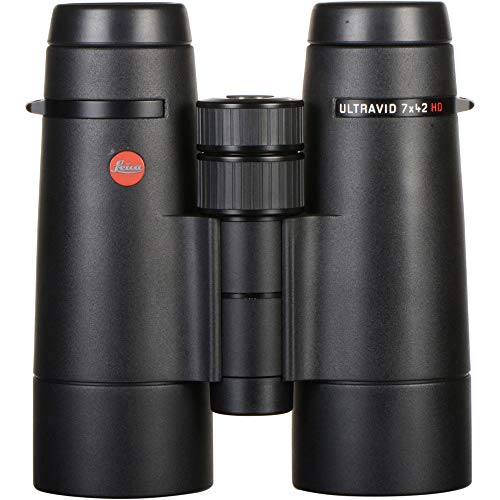Leica 7x42 Ultravid HD-Plus Binoculars Blue with Backpack, Monopod, Cleaning Set, Cap Keepers, Neck Strap